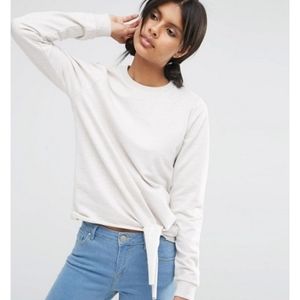 ASOS Sweatshirt With Knot Detail